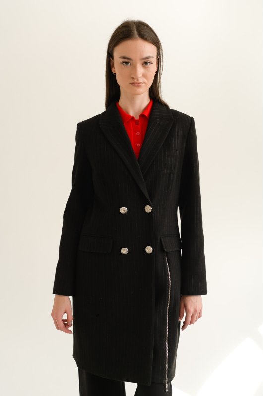 Пальто удлиненное