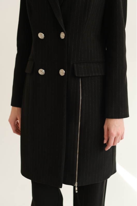 Пальто удлиненное