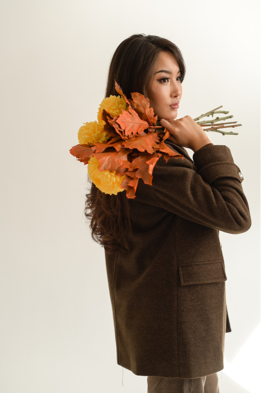 Пальто двубортное