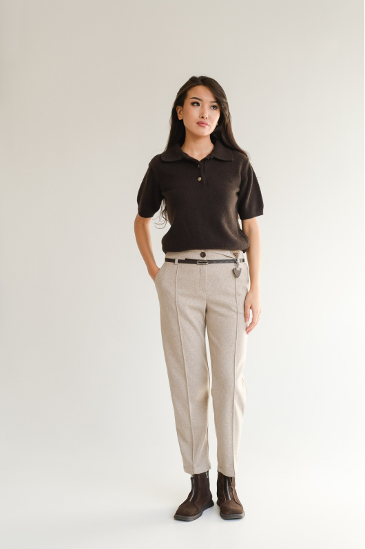 Брюки из мягкого и теплого трикотажа