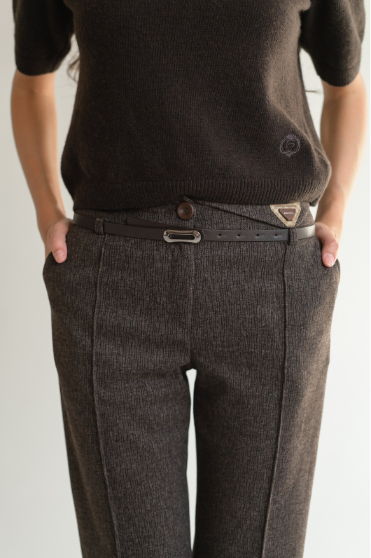 Брюки из мягкого и теплого трикотажа