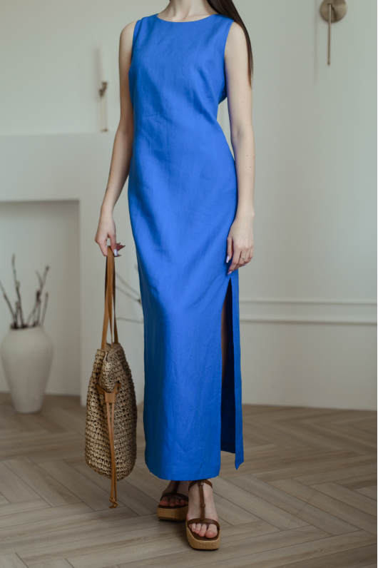 Сарафан из льна