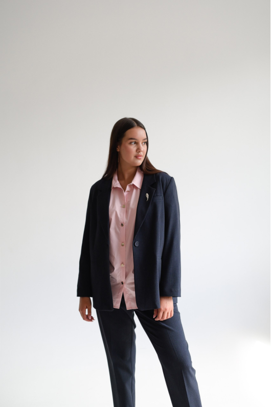 Костюм брючный в линейке Xl