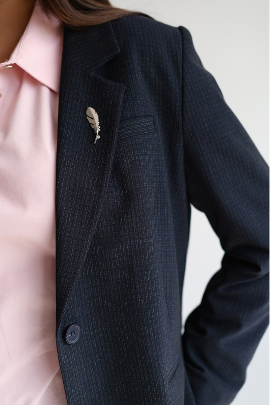 Костюм брючный в линейке Xl