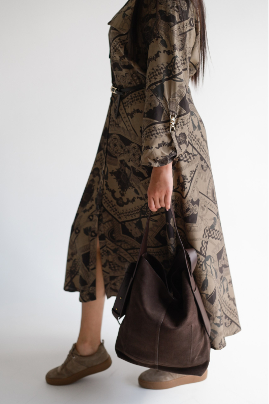 Платье с узорами в линейке Xl