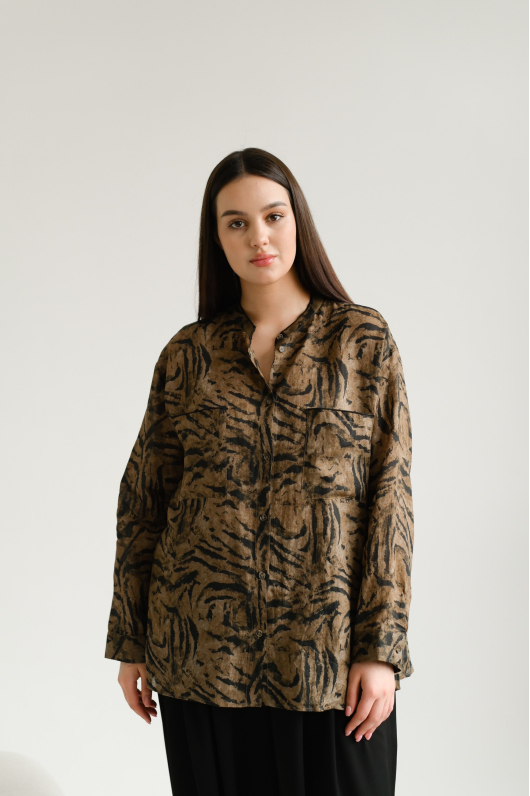 Рубашка свободного силуэта