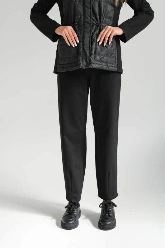 Костюм брючный двойка со вставкой из плащовка 