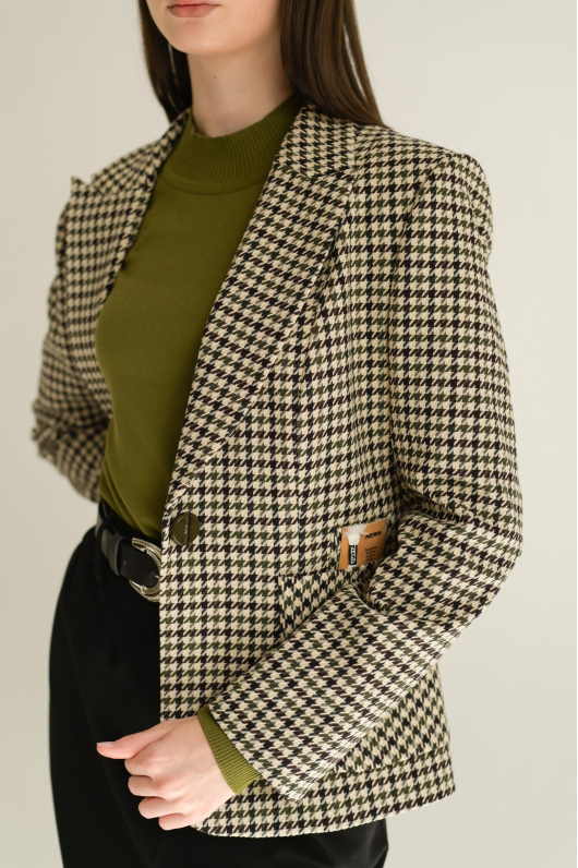 Жакет в клетку 