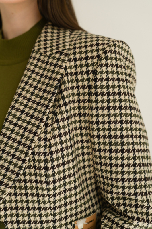 Жакет в клетку 