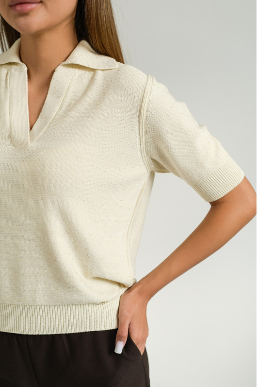  Поло из тонкого трикотажа 