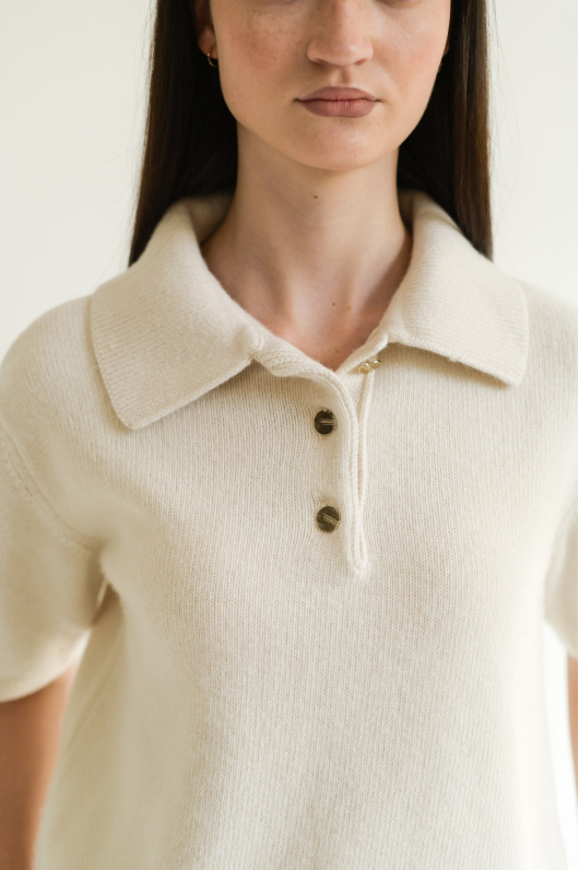 Поло из плотного трикотажа