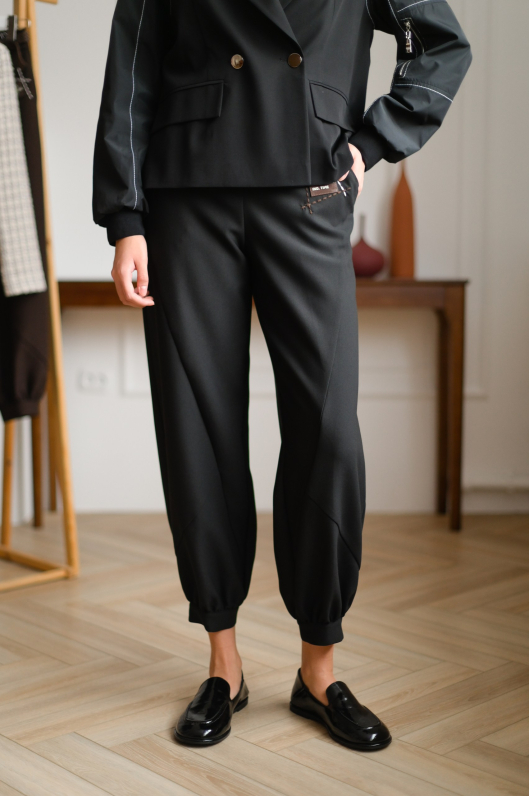 Брюки свободного силуэта