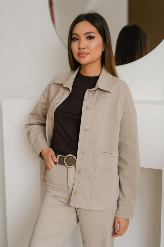 Костюм брючный из денима