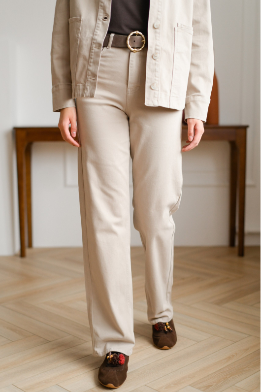 Костюм брючный из денима