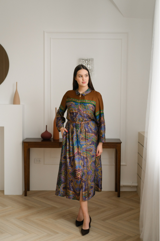 Платье длины миди 