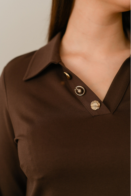 Платье из трикотажа 