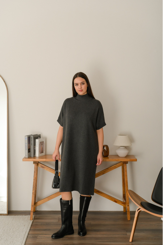 Платье из трикотажа