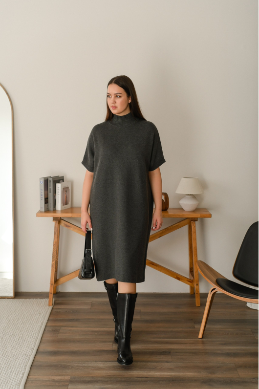 Платье из трикотажа