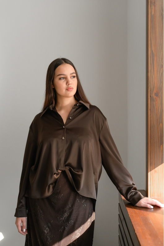 Платье 2-ка из струящейся ткани с ажуром