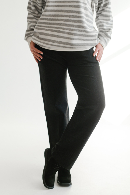 Брюки из теплого трикотажа