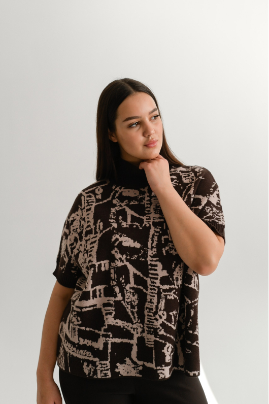 Американка из теплого трикотажа