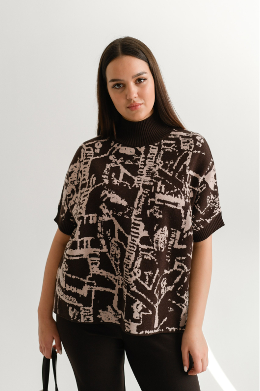 Американка из теплого трикотажа