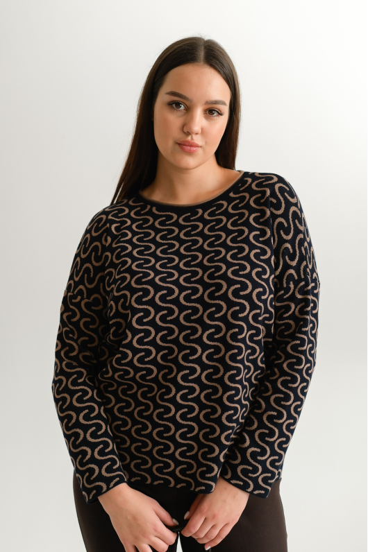 Джемпер из мягкого трикотажа от итальянского производителя 