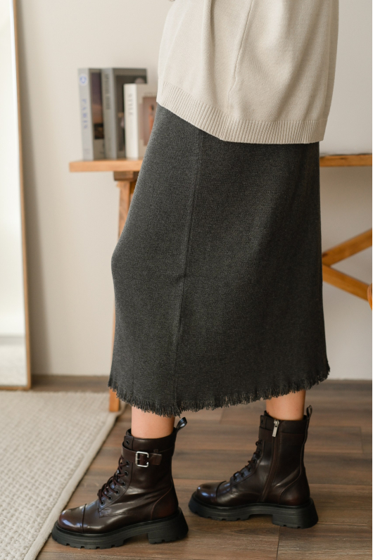 Юбка из трикотажа