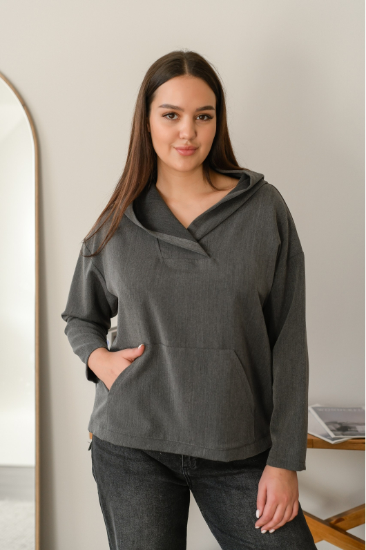 Рубашка с капюшоном от итальянского производителя 