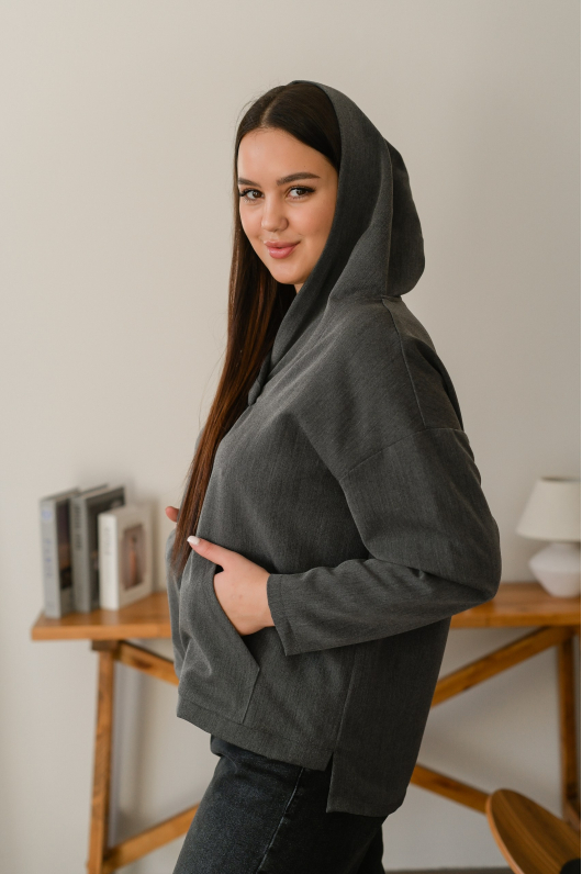 Рубашка с капюшоном от итальянского производителя 