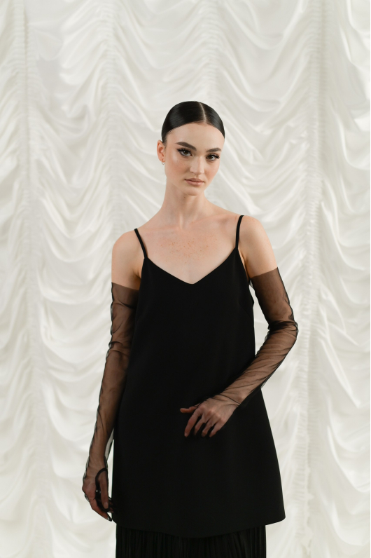 Платье комбинация  длины макси 