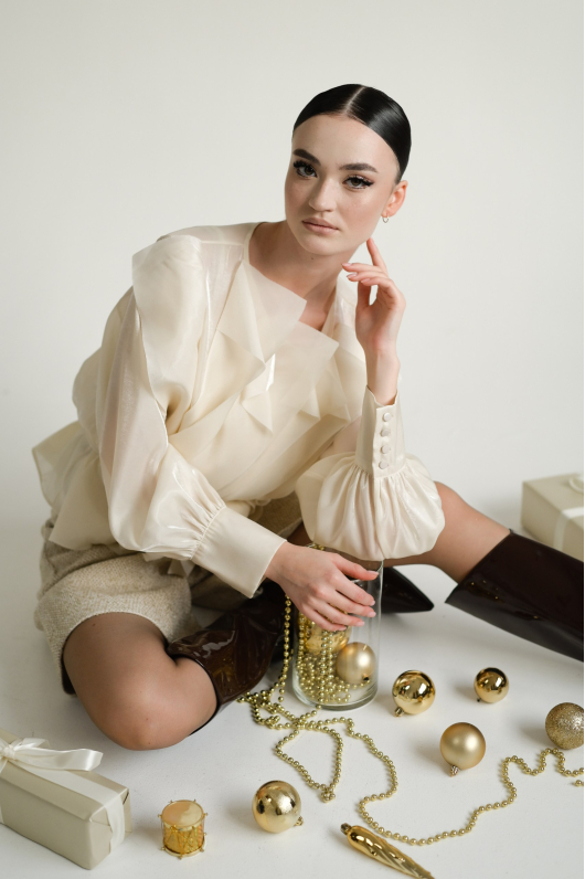 Шорты из плотной ткани